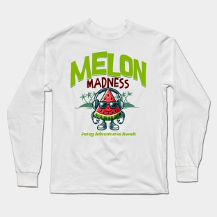 Melon Madness Juicy Adventures Await Long Sleeve T-Shirt